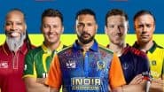 INDC vs SAC WCL 2025 Live Toss & Scorecard: भारतीय चैंपियंस टीम ने जीता टॉस, दक्षिण अफ्रीका को दिया पहले बल्लेबाजी का न्योता, यहां देखें प्लेइंग इलेवन और लाइव स्कोरकार्ड