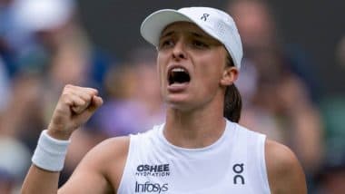 Iga Swiatek Enters Wimbledon 2025 Semi-Final: विंबलडन में इगा स्वियातेक की शानदार जीत, समसोनोवा को हराकर पहली बार सेमीफाइनल में बनाई जगह