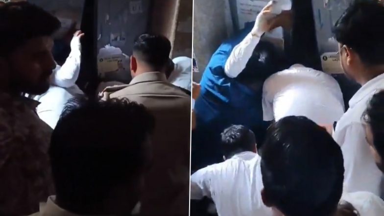 VIDEO: गाजियाबाद डिस्ट्रिक्ट कोर्ट में लिफ्ट बंद होने से अंदर कई वकील फंसे, अफरातफरी के बीच किसी तरह सभी को निकाला गया