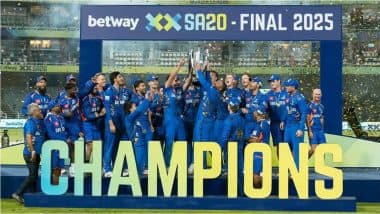 SA20 2026 Full Schedule: साउथ अफ्रीका टी20 लीग के चौथे सीजन के शेड्यूल का ऐलान, बॉक्सिंग डे पर होगी टूर्नामेंट की धमाकेदार शुरुआत, यहां देखिए टाइम टेबल और वेन्यू के साथ पूरा कार्यक्रम SA20 2026 Full Schedule: साउथ अफ्रीका टी20 लीग के चौथे सीजन के शेड्यूल का ऐलान, बॉक्सिंग डे पर होगी टूर्नामेंट की धमाकेदार शुरुआत, यहां देखिए टाइम टेबल और वेन्यू के साथ पूरा कार्यक्रम