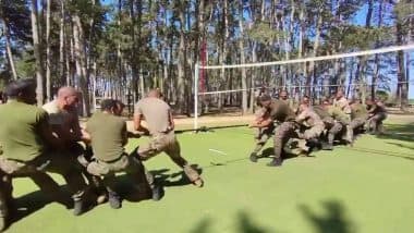 Tug of War Video: भारत और फ्रांस के सैनिकों ने आजमाई ताकत, देखें रस्साकशी का मजेदार वीडियो