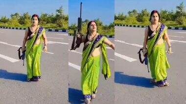 Viral Video: पुलिस की रडार पर 'रील वाली रानी! कन्नौज में हाइवे पर राइफल लहराती महिला का वीडियो वायरल