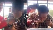 Viral Video: 'जाम' लेने के चक्कर में खुद 'जाम' हो गया सिर, शराब के ठेके की ग्रिल में फंसा शख्स का गला