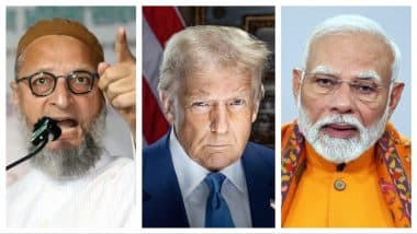 'ट्रंप के 25% टैरिफ पर 56 इंच का सीना चुप क्यों है?', असदुद्दीन ओवैसी का मोदी सरकार पर बड़ा हमला 'ट्रंप के 25% टैरिफ पर 56 इंच का सीना चुप क्यों है?', असदुद्दीन ओवैसी का मोदी सरकार पर बड़ा हमला