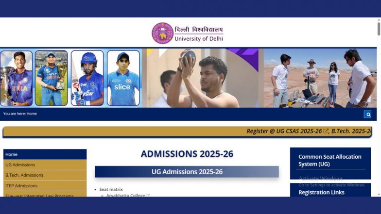 DU UG Admission 2025 का दूसरा चरण शुरू, @admission.uod.ac.in पर सेलेक्ट करें कॉलेज और कोर्स; जानें पूरी प्रक्रिया