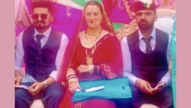 VIDEO: दो सगे भाइयों ने एक ही लड़की से की शादी, दुल्हन ने खुशी-खुशी पहनाई वरमाला; हिमाचल के सिरमौर का मामला