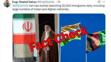 Fact Check: ईरान से हजारों भारतीय नागरिकों को निकाला जा रहा है? जानिए वायरल दावे का असली सच Fact Check: ईरान से हजारों भारतीय नागरिकों को निकाला जा रहा है? जानिए वायरल दावे का असली सच