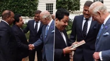 Rajeev Shukla Gifts His Book to King Charles III: राजीव शुक्ला ने किंग चार्ल्स III को भेंट की अपनी किताब 'Scars of 1947', टीम इंडिया के खिलाड़ियों संग की मुलाकात