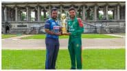 Sri Lanka vs Bangladesh, 1st T20I Match Winner Prediction: बांग्लादेश को हराकर सीरीज में बढ़त बनाना चाहेगी श्रीलंका, मैच से पहले जानें कौनसी टीम मार सकती हैं बाजी
