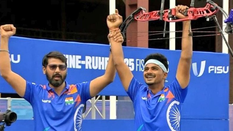 FISU World University Games: विश्व विश्वविद्यालय खेलों में तीरंदाज साहिल जाधव को स्वर्ण, चित्रावेल ने त्रिकूद में रजत जीता