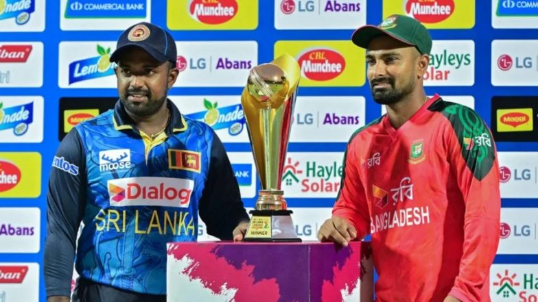 Sri Lanka vs Bangladesh, 3rd T20I Match 2025 Live Toss And Scorecard: कोलंबो टी20 मुकाबले में श्रीलंका के कप्तान चरित असलांका ने जीता टॉस, पहले बल्लेबाजी करने का किया फैसला; यहां देखें दोनों टीमों की प्लेइंग इलेवन और लाइव स्कोरकार्ड