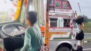 पब्लिक हाइवे पर ट्रक चलाता दिखा छोटा बच्चा, Viral Video देख गुस्साए लोग, बोले- यह बहुत गलत बात है