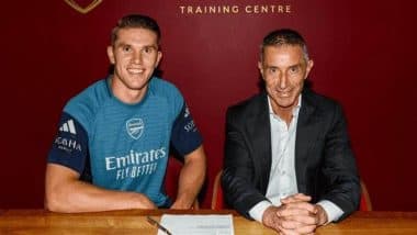 Viktor Gyokeres Transfer News: आर्सेनल ने स्ट्राइकर विक्टर ग्योकरेस के साथ 5 साल का करार किया Viktor Gyokeres Transfer News: आर्सेनल ने स्ट्राइकर विक्टर ग्योकरेस के साथ 5 साल का करार किया