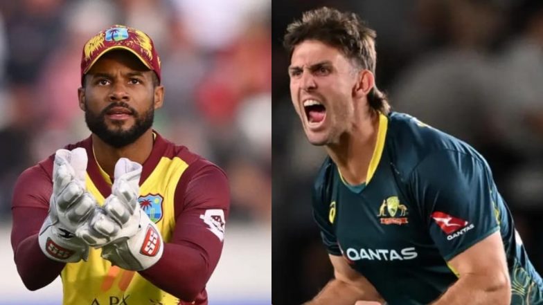WI vs AUS 4th T20I 2025 Match Scorecard: ऑस्ट्रेलिया ने चौथे T20I में वेस्टइंडीज को 3 विकेट से हराया, सीरीज में बनाई 4-0 की अजेय बढ़त, यहां देखें मैच का फुल स्कोरकार्ड