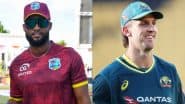 West Indies vs Australia, 1st T20I Match 2025 Live Score: किंग्स्टन में ऑस्ट्रेलिया और वेस्टइंडीज के बीच खेला जा रहा हैं पहला टी20 मुकाबला, एक क्लिक पर देखें मैच का लाइव स्कोर