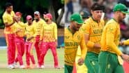 South Africa vs Zimbabwe, 4th T20 Match 2025 Video Highlights: चौथे टी20 मुकाबले में दक्षिण अफ्रीका ने जिम्बाब्वे को 7 विकेट से दी करारी शिकस्त, रासी वैन डेर डुसेन और रुबिन हरमन ने जड़ा अर्धशतक; यहां देखें ZIM बनाम SA मैच का वीडियो हाइलाइट्स
