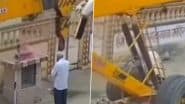 गुजरात के कच्छ में दिल दहला देने वाली घटना; मंदिर के बाहर प्रार्थना कर रहे बुजुर्ग को तेज रफ्तार क्रेन ने कुचला | Video