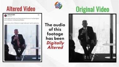 एडिटेड Video से फैलाया जा रहा झूठ; विदेश मंत्री ने नहीं मानी पाकिस्तान के साथ जंग में राफेल के नुकसान की बात