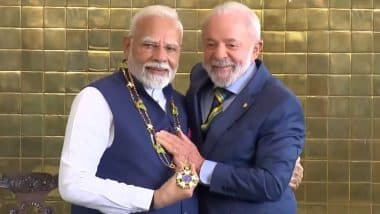 PM मोदी को ब्राजील का सर्वोच्च नागरिक सम्मान, ग्रैंड कॉलर ऑफ द नेशनल ऑर्डर ऑफ द सदर्न क्रॉस' अवॉर्ड से किया गया सम्मानित