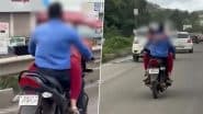 VIDEO: पुणे की सड़कों पर प्यार की स्टंटबाजी! चलती बाइक पर रोमांस का वीडियो वायरल