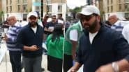 Rohit Sharma At Kennington Oval: टीम इंडिया के खिलाड़ियों की हौसलाअफजाई के लिए मैच तीसरे दिन केनिंग्टन ओवल पहुंचे वनडे कप्तान रोहित शर्मा, देखें वीडियो