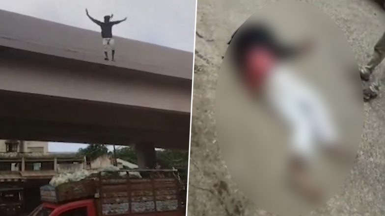 Nashik: युवक ने गुस्से में आकर फ्लाईओवर से लगाई छलांग, नाशिक के मालेगांव में रोंगटे खड़े करनेवाली घटना आई सामने