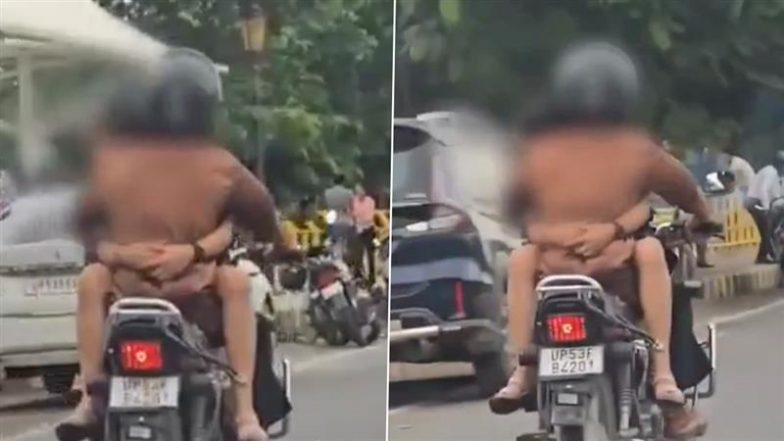 Gorakhpur: बॉयफ्रेंड से लिपटकर बाइक की फ्यूल टैंक पर बैठी लड़की, बीच सड़क पर करने लगी रोमांस; VIDEO वायरल होने पर हुआ एक्शन