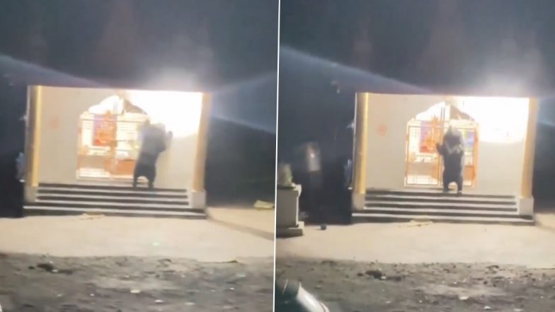 Viral Video: शिवभक्त निकला भालू, मंदिर में जाकर खड़े होकर बजाई घंटी, छत्तीसगढ़ के कांकेर जिले का वीडियो सोशल मीडिया पर हो रहा है वायरल