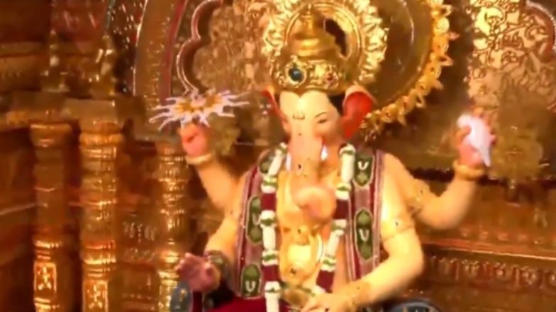 Lalbaugcha Raja 2025: गणेश चतुर्थी से पहले सामने आई मुंबई के लालबाग के राजा की पहली झलक, देखें VIDEO