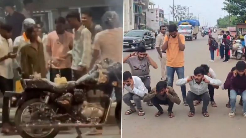 Bilaspur: सड़क पर केक काटकर और पटाखें फोड़कर मनाया जन्मदिन, अब पुलिस ने सिखाया सबक, छत्तीसगढ़ के बिलासपुर का VIDEO आया सामने