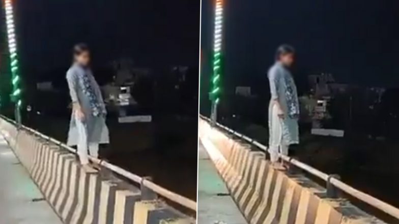Bilaspur: नदी के ब्रिज पर चढ़कर युवती ने की आत्महत्या करने की कोशिश, युवक ने पीछे से जाकर पकड़कर उतारा नीचे, बिलासपुर का VIDEO आया सामने