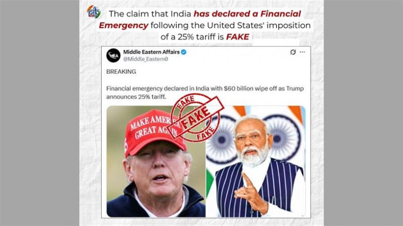FACT CHECK: क्या भारत में फाइनेंशियल इमरजेंसी लग गई है? सोशल मीडिया पर वायरल हो रही इस झूठी खबर, जानें असलियत