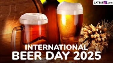 International Beer Day 2025: कब, क्यों और कैसे शुरू हुआ अंतरराष्ट्रीय बीयर दिवस? जानें कैसे सेलिब्रेट करें इस दिवस को! International Beer Day 2025: कब, क्यों और कैसे शुरू हुआ अंतरराष्ट्रीय बीयर दिवस? जानें कैसे सेलिब्रेट करें इस दिवस को!