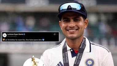 'Trophy Pe Tendulkar Ka Naam Tha Aise Kaise Jaane Dete' टेस्ट सीरीज़ ड्रॉ के बाद शुभमन गिल पर LSG की पोस्ट पर मचा बवाल, फैंस ने सुनाई खरीखोटी, देखें रिएक्शन