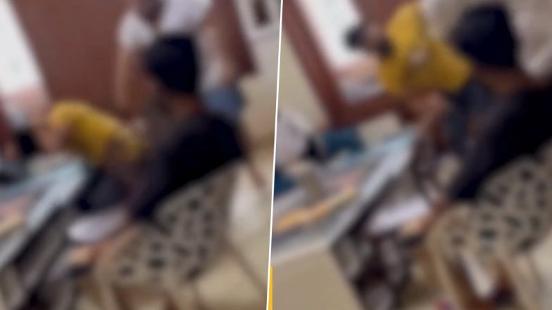 Meerut Shocker: मालिक की दबंगई! सैलरी मांगने पर मुर्गा चोरी के आरोप में दो कर्मचारियों को बेल्ट से पीटा, मेरठ का वीडियो आया सामने; VIDEO