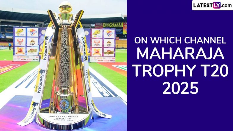 How To Watch Maharaja Trophy KSCA T20 2025 Live Streaming: भारत में किस चैनल पर उपलब्ध होगा महाराजा ट्रॉफी टी20 का लाइव प्रसारण? जानिए कैसे देखें KSCA लीग क्रिकेट मैचों की लाइव स्ट्रीमिंग ऑनलाइन?