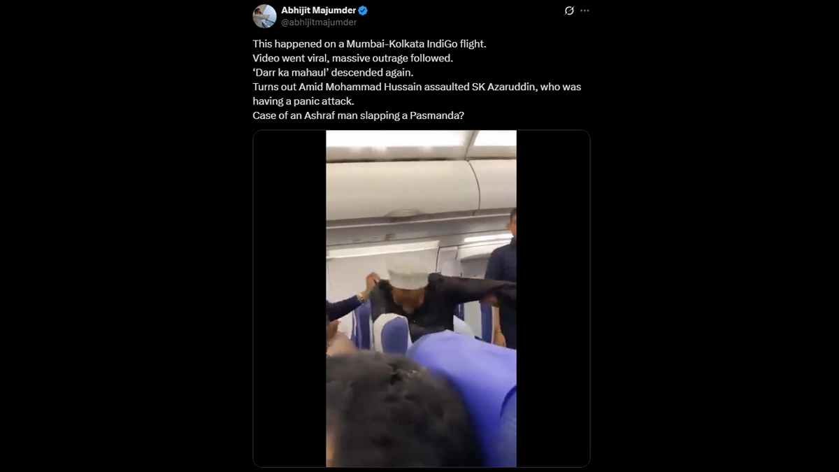 IndiGo slap video fact check