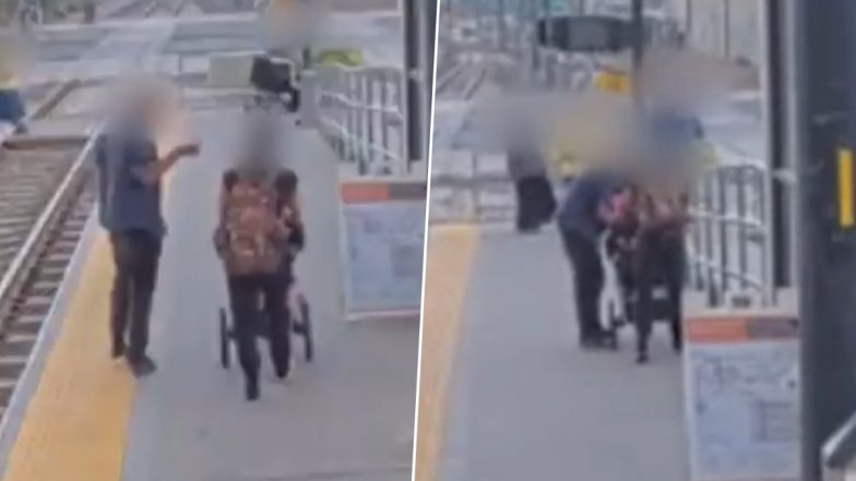 America: रेलवे प्लेटफॉर्म पर स्ट्रोलर से बच्चे को अगवा करने की कोशिश, भीड़ के हस्तक्षेप के बाद आरोपी गिरफ्तार