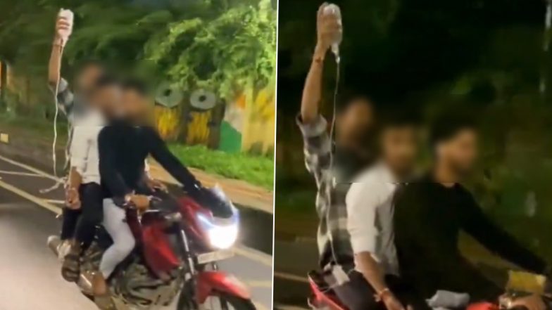 Gwalior: हॉस्पिटल में एडमिट दोस्त को ड्रिप हाथों में पकड़कर बाइक पर घुमाया, ग्वालियर का वीडियो सोशल मीडिया पर हुआ वायरल; VIDEO
