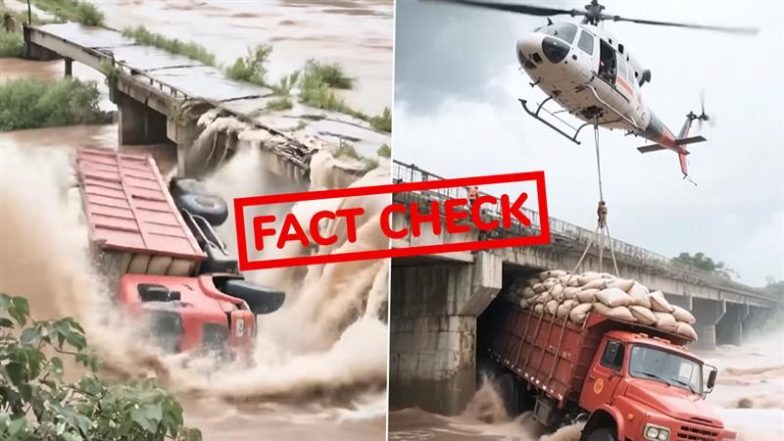 FACT CHECK: AI जनरेटेड है पुल से गिरते ट्रक का वीडियो, फर्जी दावे के साथ हो रहा वायरल; ऐसे सामने आई सच्चाई
