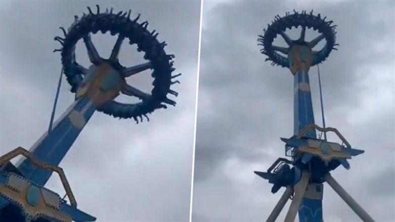 हांगकांग के Theme Park में हादसा! राइड फेल होने से 17 लोग हवा में उल्टे लटके, देखें लोगों की चीख-पुकार का वीडियो