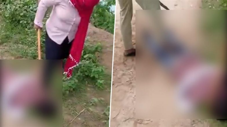 Viral Video: यूपी के बिजनौर में महिला ने युवक को सड़क पर घसीटा, चेहरे पर रखा पैर और जमकर की पिटाई
