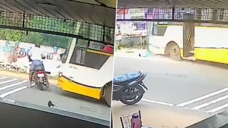 Cuddalore Road Accident: तेज रफ्तार बस ने स्कूटी सवार और पैदल चल रहे शख्स को कुचला, दोनों की मौत, कुड्डालोर का VIDEO आया सामने