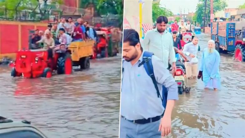 Delhi Rain: दिल्ली की बारिश में ई-रिक्शा ठप, ट्रैक्टर बना मेट्रो यात्रियों का सहारा; VIDEO वायरल