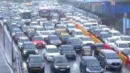 Mumbai Rains: मुंबई में भारी बारिश का वेस्टर्न एक्सप्रेस हाइवे पर असर, ट्रैफिक की रफ्तार धीमी होने से गाड़ियां रेंगती हुई दिखीं! (Watch Video)