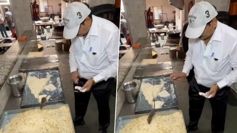 Rats on Sweets: लखनऊ की मशहूर मिठाई की दुकान राम आसरे में मक्खन मलाई पर रेंगते दिखे चूहे, वीडियो वायरल