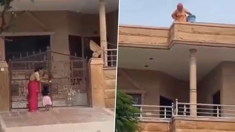 Jodhpur: पहले बच्ची और बहु को घर से निकाला बाहर, फिर सास ने छत से बरसाएं पत्थर, जोधपुर में बेरहम ससुराल वालों का वीडियो आया सामने; VIDEO