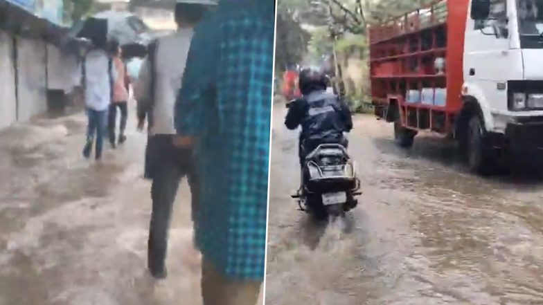 Mumbai Heavy Rain : मुंबई में बारिश के कारण जन जीवन प्रभावित, दादर,अंधेरी,घाटकोपर, मीठीबाई कॉलेज परिसर में सड़कों पर घुटने तक पानी, देखें VIDEO
