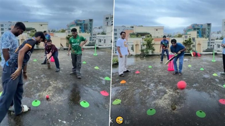 Unique Cricket Challenge: छत पर खेला गया अनोखा क्रिकेट चैलेंज, बड़े- बड़े दिग्गज भी हो जाएंगे फूस, सोशल मीडिया पर वीडियो हुआ वायरल