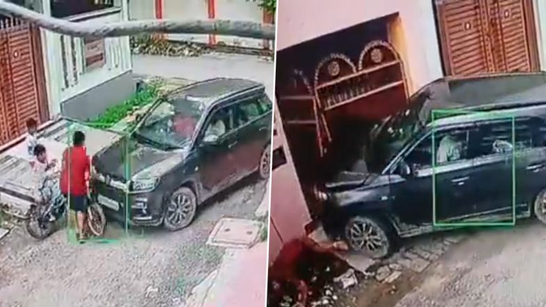 Lucknow: सड़क पर चल रहे परिवार को कार ने रौंदा, बच्चा गंभीर रूप से घायल
